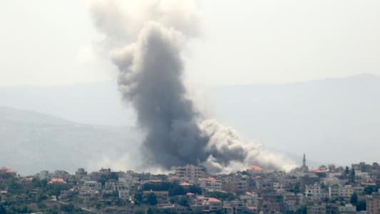 An Israeli airstrike targeted the city of Nabatieh, southern Lebanon