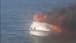 Watch: A boat on fire in Beirut