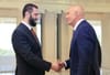 Syrian President Ahmad Al-Sharaa met with US envoy to Syria Tom Barrack and his accompanying delegation at the People’s Palace in the capital, Damascus