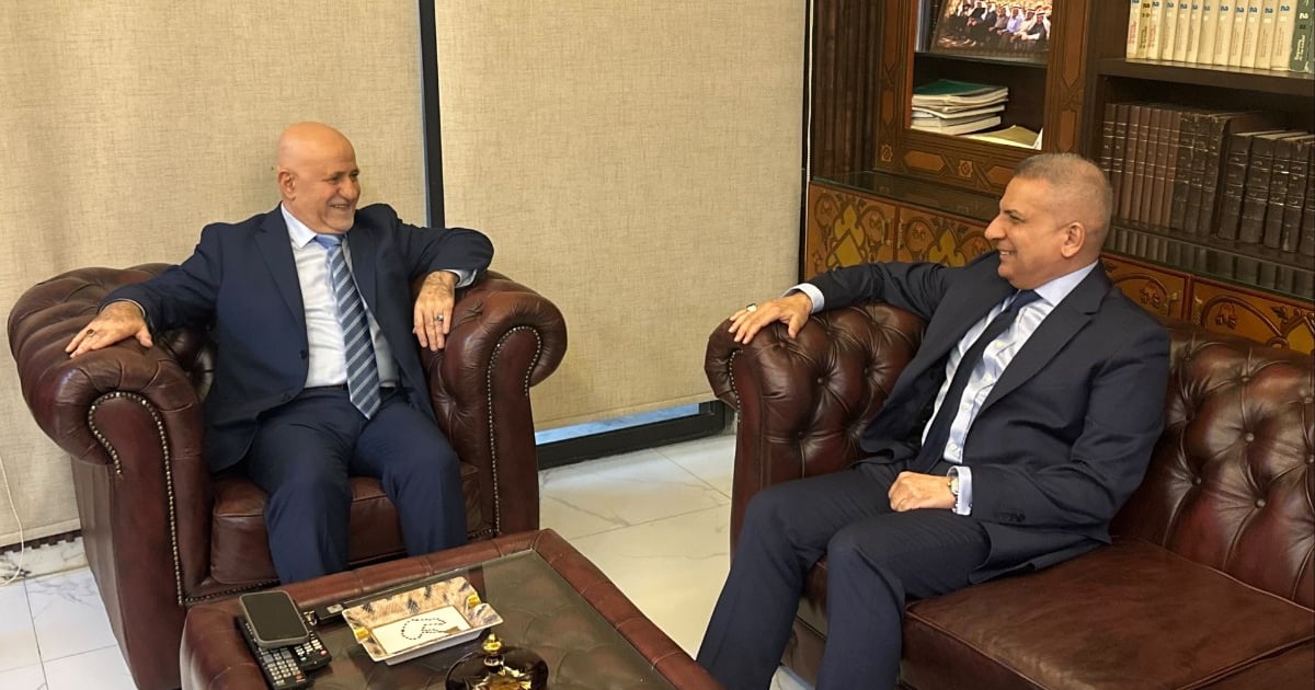 What took place at the meeting between MP Qabalan and the Iraqi ambassador?