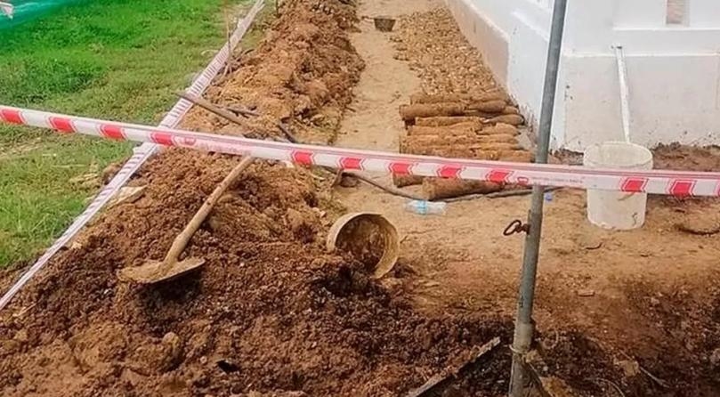 Thousands of war-era explosives found buried at high school in Cambodia