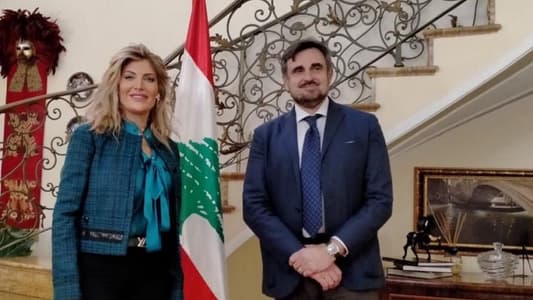 سفيرة لبنان في روما بحثت مع المدير الإقليمي الجديد لوكالة ICI في سبل التعاون