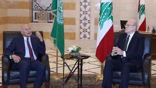 Mikati meets Arab League Chief, discusses reconstruction efforts with Hamieh