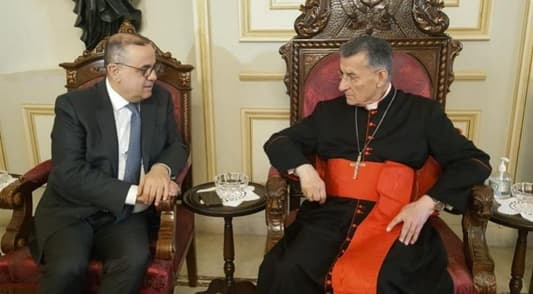 Patriarch Rahi is meeting with the Director General of Public Security, Major General Elias Baissari