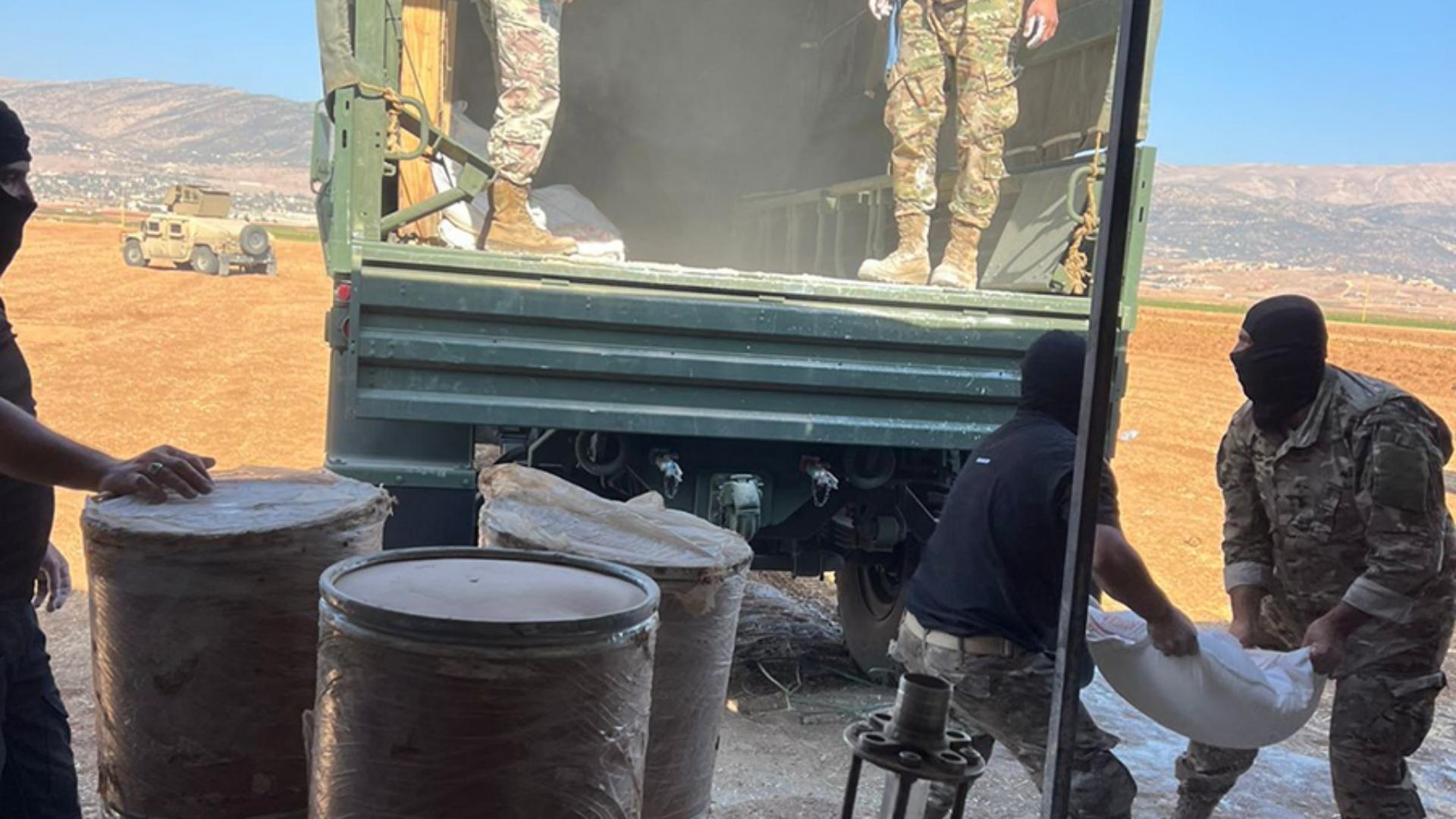 Photos: Largest Drug Seizure in Lebanon