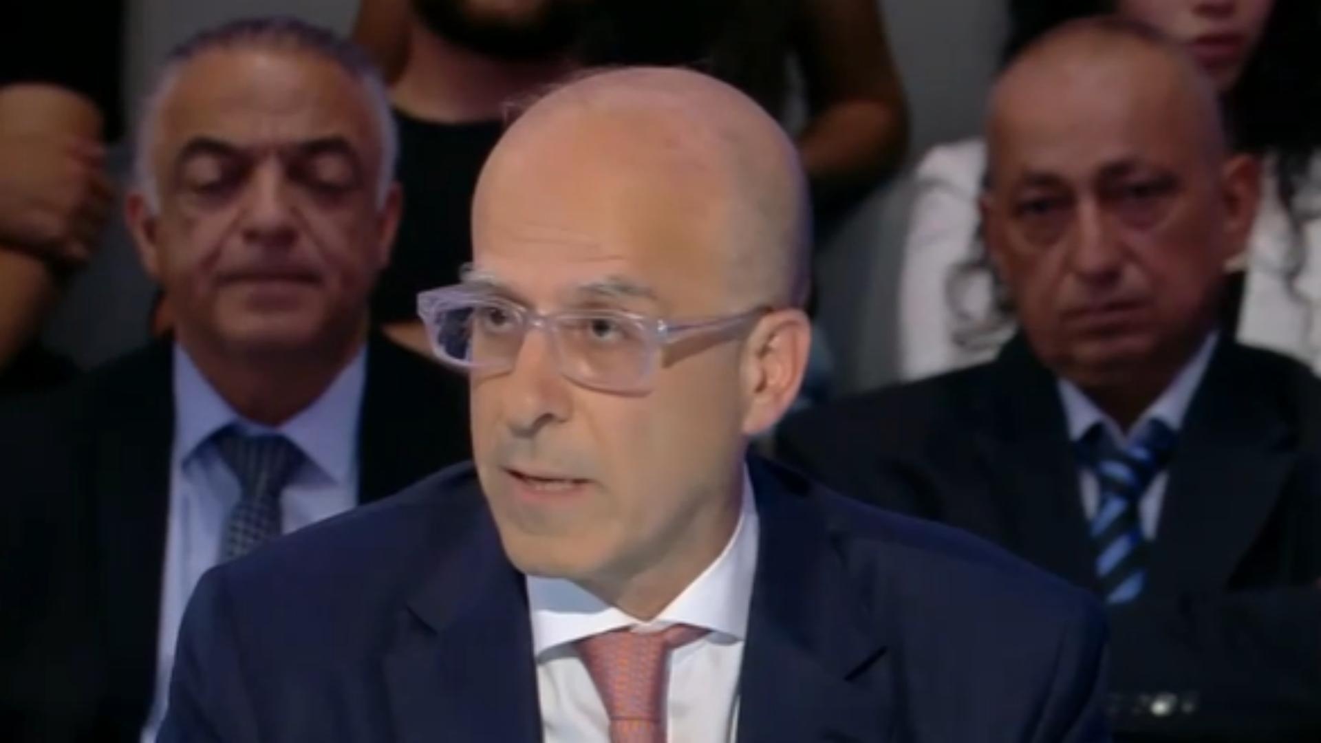 وزير التنمية الإداريّة فادي مكّي لـmtv: ما يحدث هو عدوان غاشم وغير مقبول وبإسمي وإسم جميع الوزراء أستنكر الإعتداءات وأدعو الدول القائمة على إتّفاق وقف إطلاق النار ردع إسرائيل