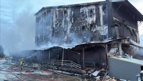 Watch: Flames Engulf Hotel