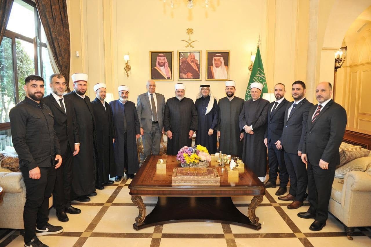 سفير المملكة استقبل رئيس المجلس الإسلامي العلوي