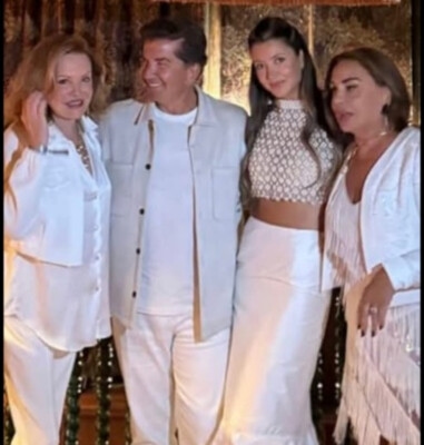 بالصور: وليد توفيق يحتفل بزفاف ابنته نورهان في مدريد... والجمهور ينبهر بالشبه الكبير بينها وبين والدتها جورجينا رزق!