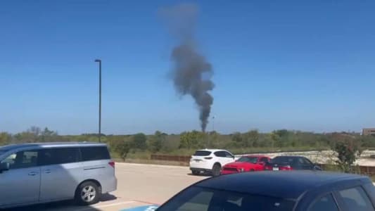 جرح شخصين في تحطم طائرة عسكرية في ولاية تكساس الأميركية