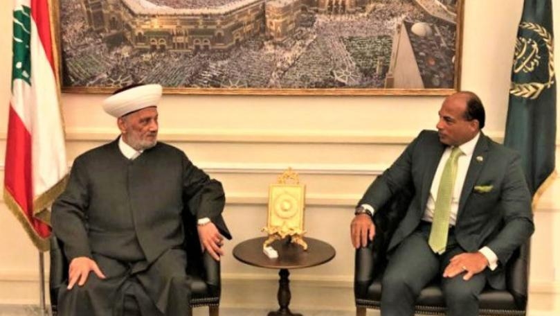 Mufti Derian welcomes Lebanese Ambassador to Morocco