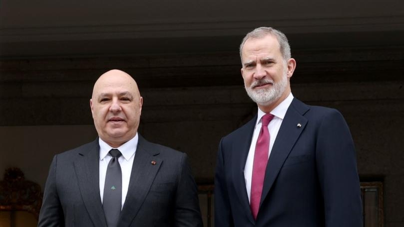 بالصور: لقاء بين الرئيس عون والعاهل الإسباني