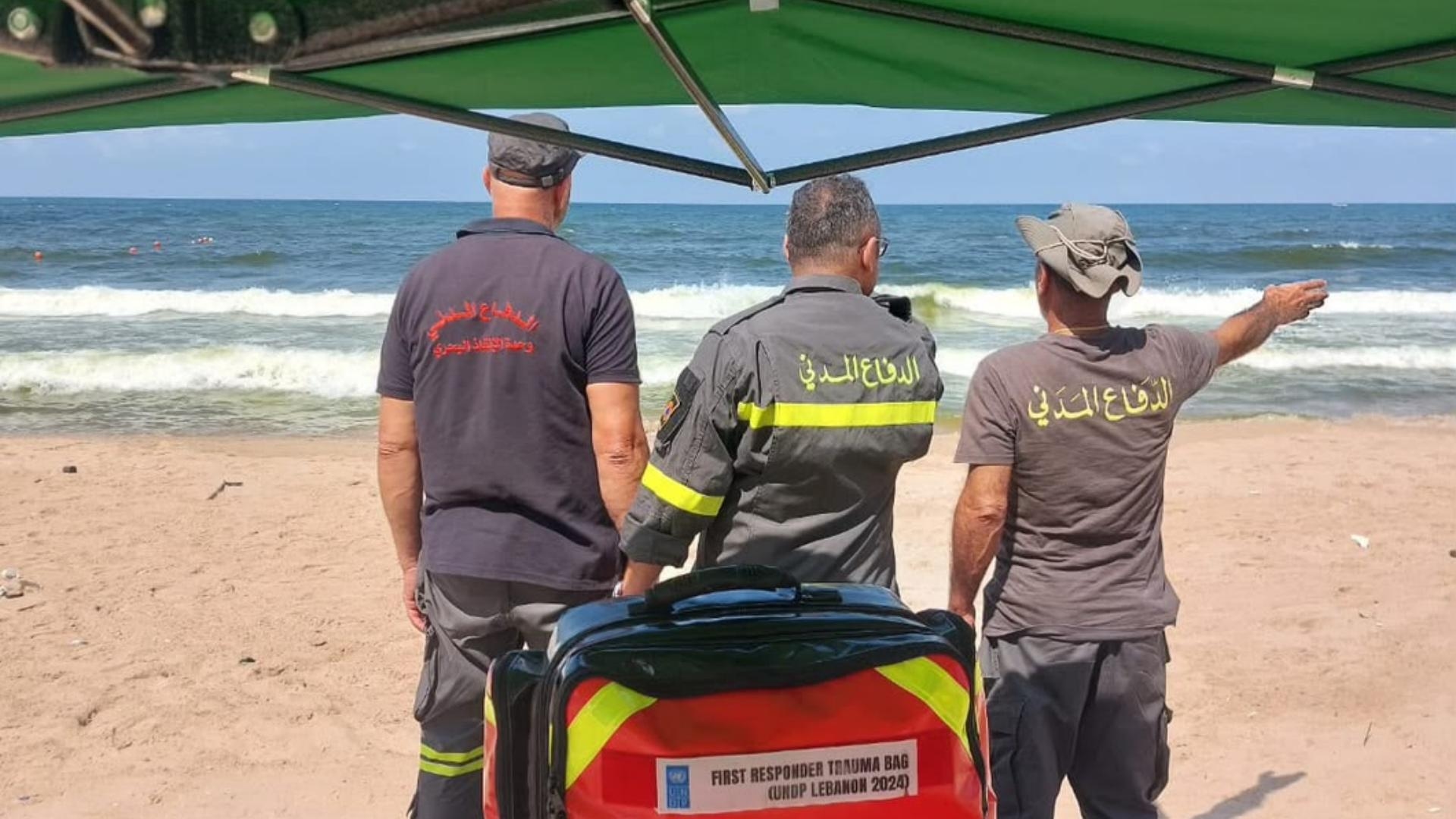 بالصّور: الدفاع المدني في البحر... لحمايتكم