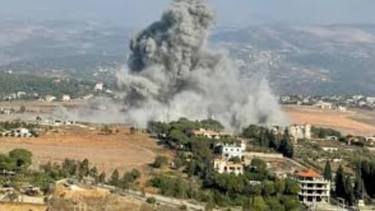 NNA: An Israeli airstrike targeted the town of Arab Salim in Nabatieh