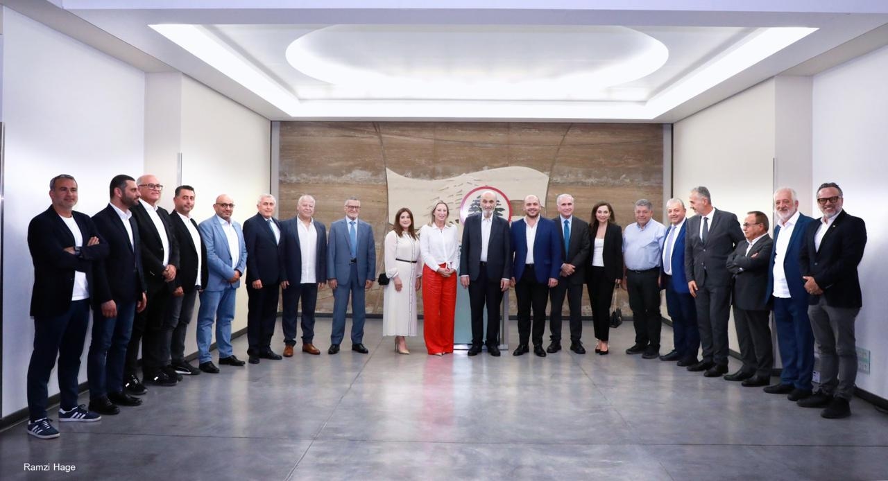 جعجع التقى وفداً من اتحاد بلديات جزين