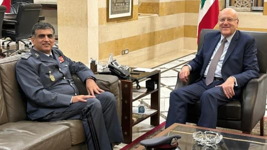 Mikati discusses security situation with ISF Chief, meets former minister Qabbani and former MP Houry
