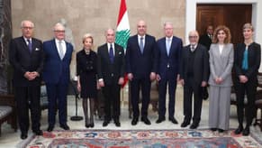 President Aoun meets Sovereign Order of Malta delegation at Baabda Palace