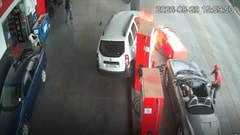 Watch: Car Crashes Into Gas Station