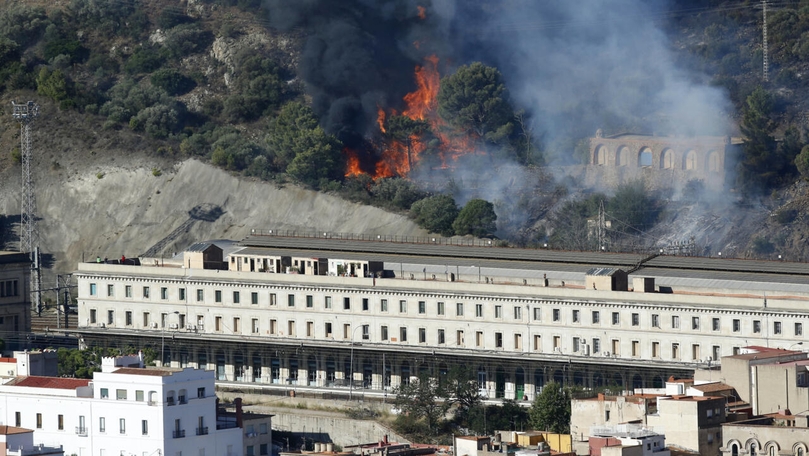 Dozens evacuated as wildfire spreads on Spain-France border
