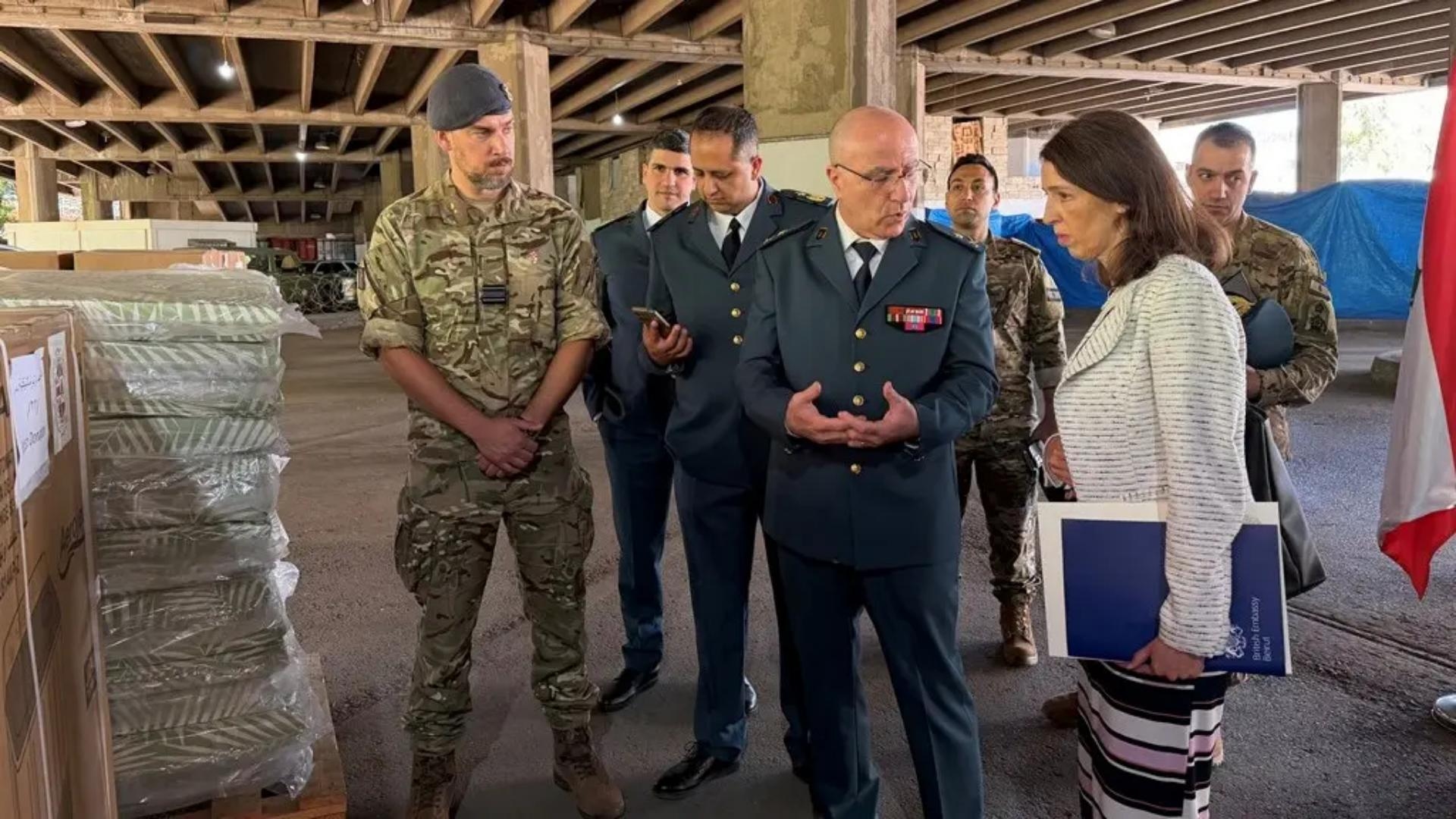 دعم بريطانيّ لعائلات الجيش اللبنانيّ النازحة