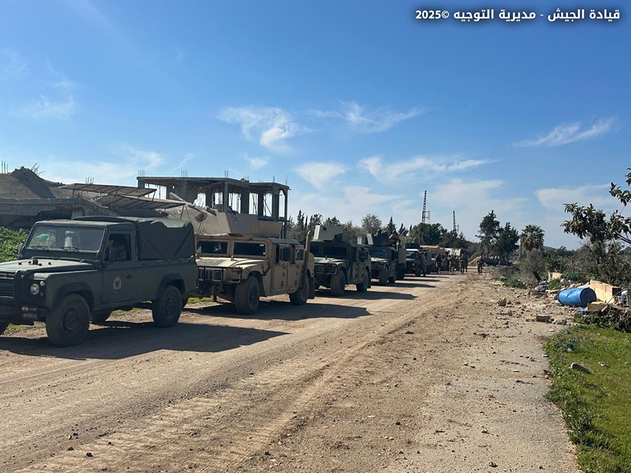 بالصور: الجيش يتابع انتشاره في المناطق الحدوديّة