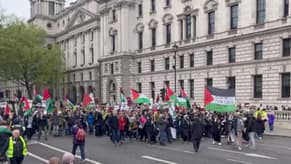 بالفيديو: مسيرة في لندن دعماً لغزة