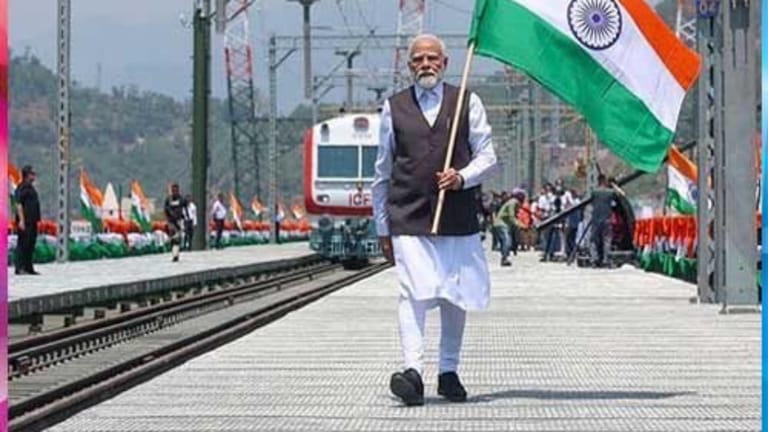Modi Inaugurates World’s Highest Rail Bridge, Linking Kashmir Closer to India