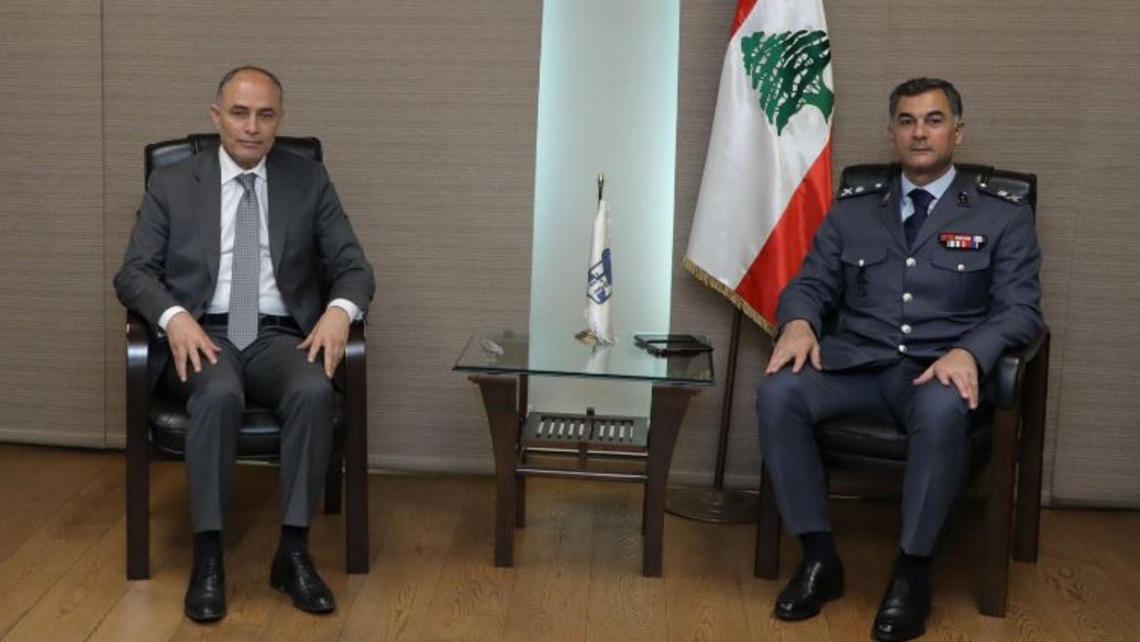 ISF's Abdallah broaches general situation with Tunisian Ambassador