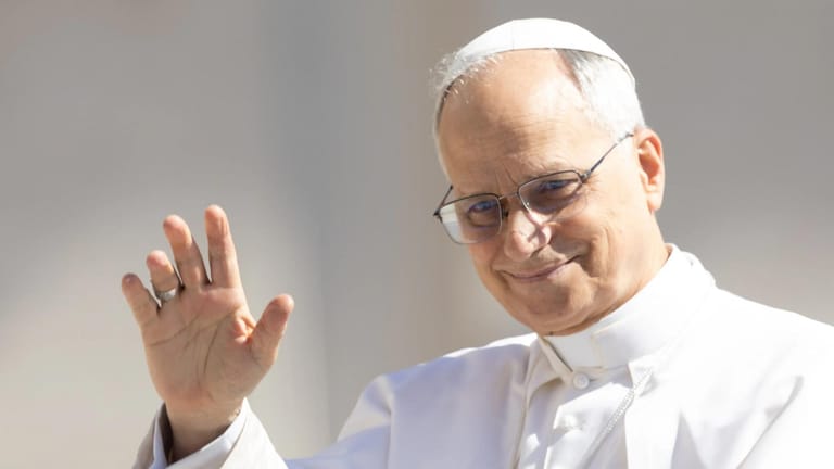 Pope Leo XIV has arrived at the entrance of Annaya