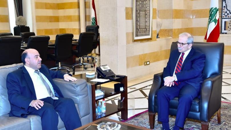 سلام استقبل سفيري ألمانيا والأردن