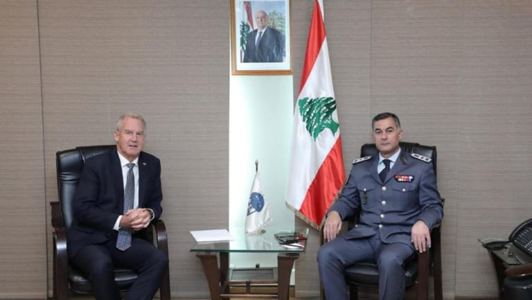 ISF's Abdallah broaches situation with Australian ambassador