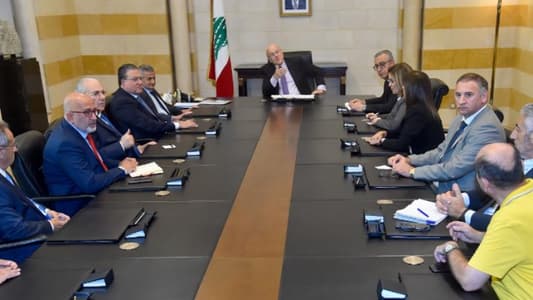 Mikati chairs meeting over customs condition, receives Justice Minister