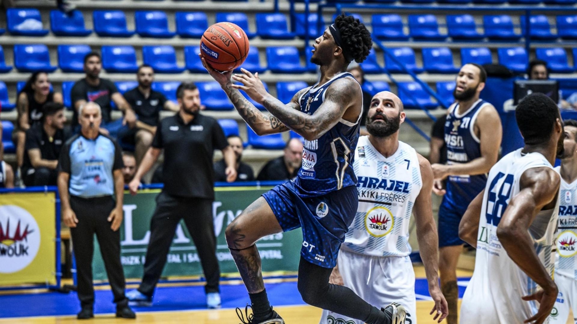 NSA defeats Tadamon Hrajel with a score of 83–71, finishing the season in 10th place in the Decathlon Lebanese Basketball Championship