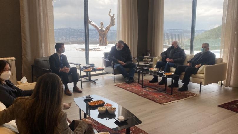 U.S. Embassy delegation concludes Akkar tour by visiting MP Hadi Hobeich