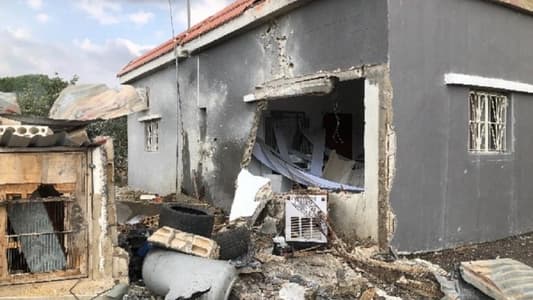 NNA: Israeli aircraft launched a raid on a house in the town of Hanine