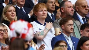 Sheeran performs for England players after Slovakia win