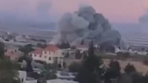 Watch: Bombing surrounds a Bekaa town