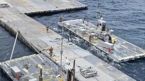 US military says pier construction halted