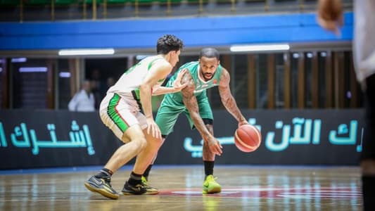 The Lebanese team Sagesse defeated the Iraqi team Al Naft, 90-78, within the first round of the Wasl Basketball Championship