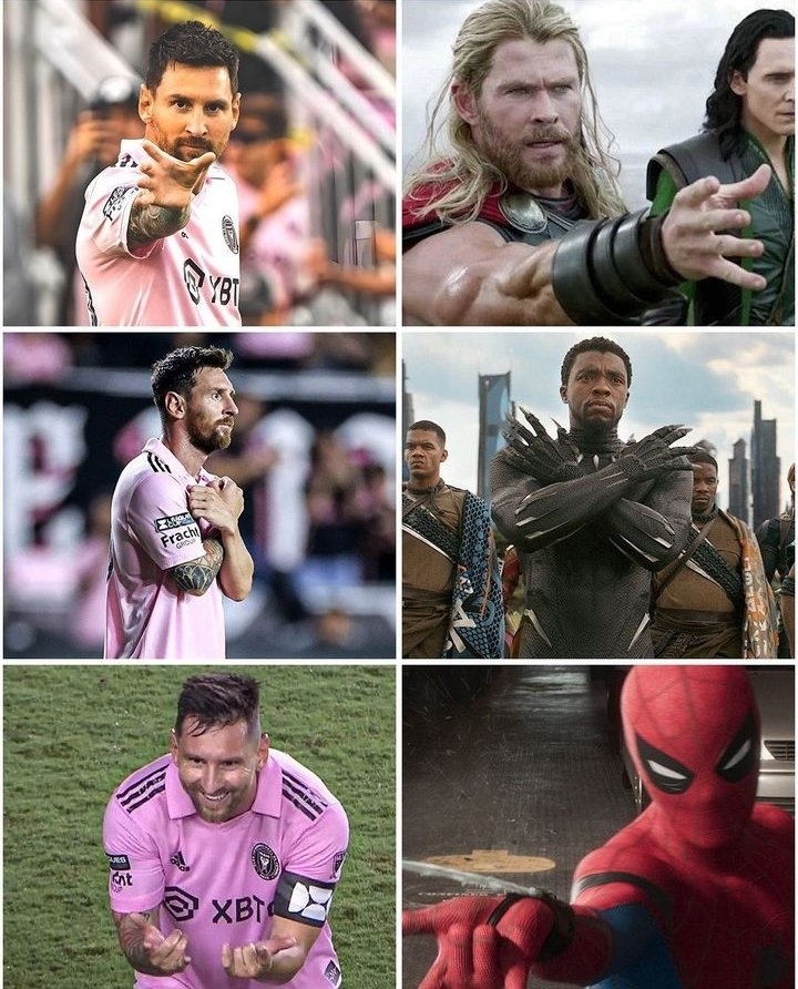 ميسي يكشف السبب وراء احتفالات الأبطال الخارقين