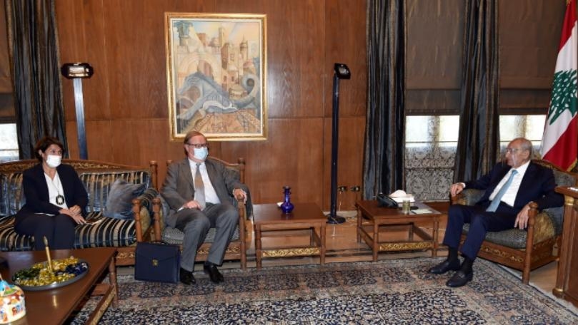 Berri calls for plenary session on Tuesday, broaches latest developments with visitors