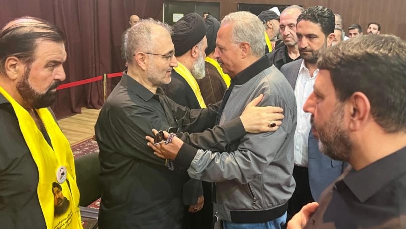 أرسلان زار مجمّع سيّد الشهداء معزياً بفؤاد شكر