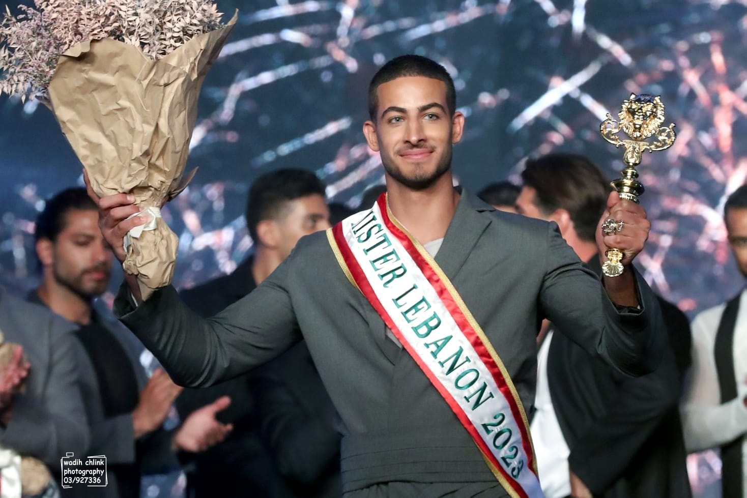 بالصور: أجواء حفلة مسابقة ملك جمال لبنان لعام 2023... وسيف الوليد حرب ملك "اللقب"