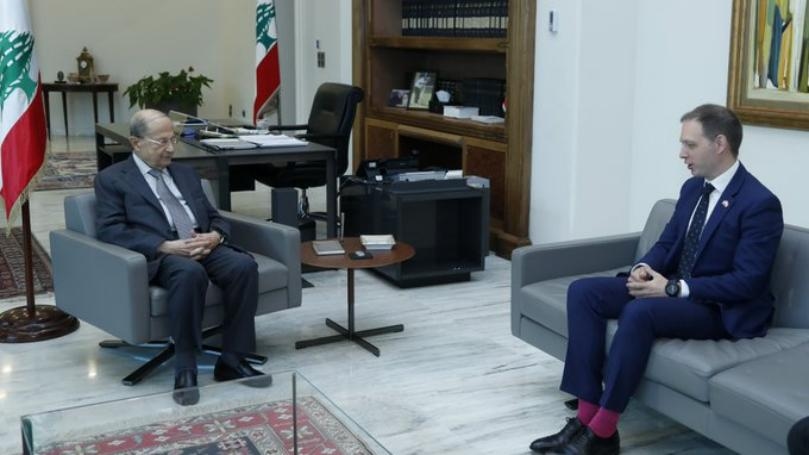 السفير البريطاني من بعبدا: مستمرّون بدعم لبنان