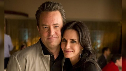 Courteney Cox on the late Matthew Perry: “His spirit visits me usually.  “