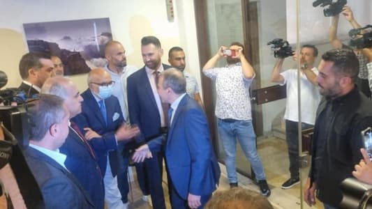 Photos: Bassil Meets Jumblatt in Clemenceau