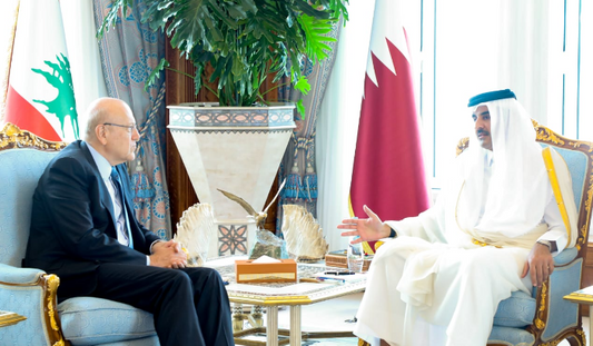 Mikati confers with Emir of Qatar on developments in Palestinian territories, bilateral relations