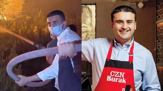 الشيف التركي بوراك يتعرض للإختناق بسبب حرائق تركيا