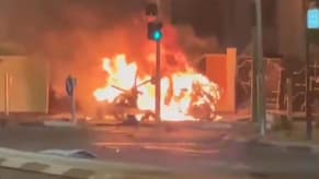 Watch: Car Explosion in Tel Aviv