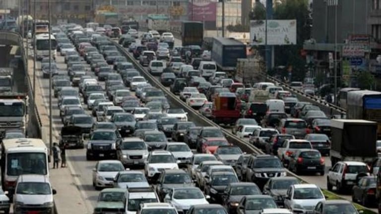 TMC: Heavy traffic is reported from Jal El Dib all the way to Nahr El Mot